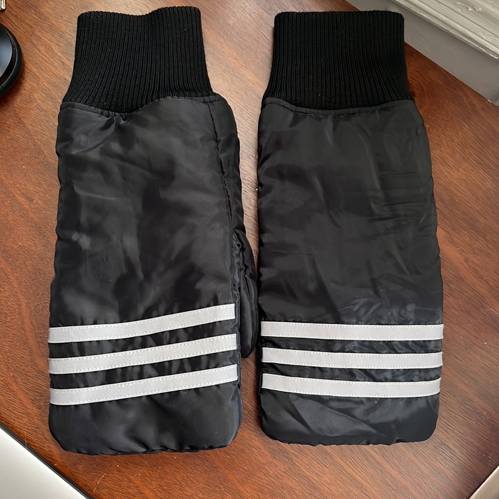 Adidas 3 strips extra large gloves over gloves